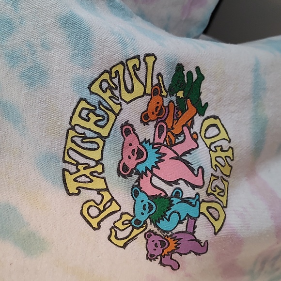 😎 GUC Ripple Junction Grateful Dead Tie Dye Short Sleeve T-shirt, Medium - Picture 6 of 7